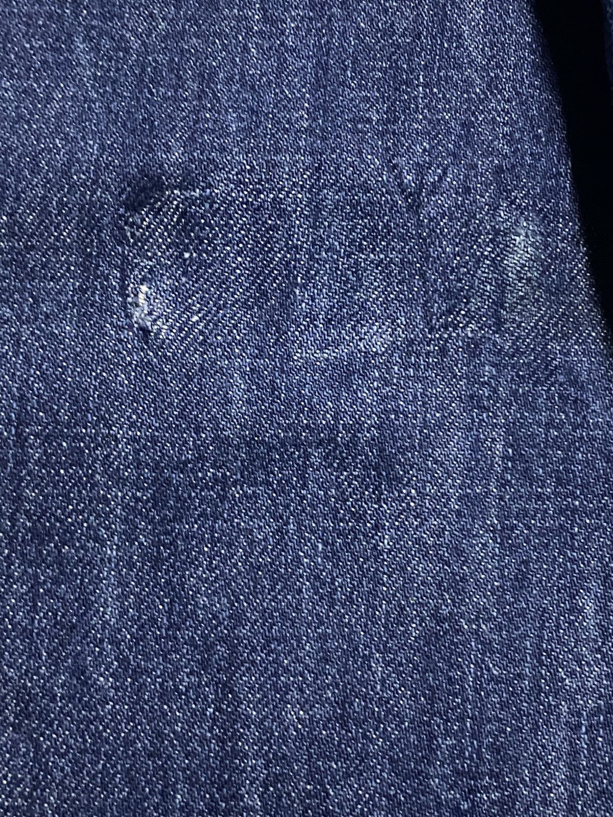 Japanese Brand Vintage Edwin Blue Wash Patches Distressed Super Baggy Jeans Size US 31 - 10 Thumbnail