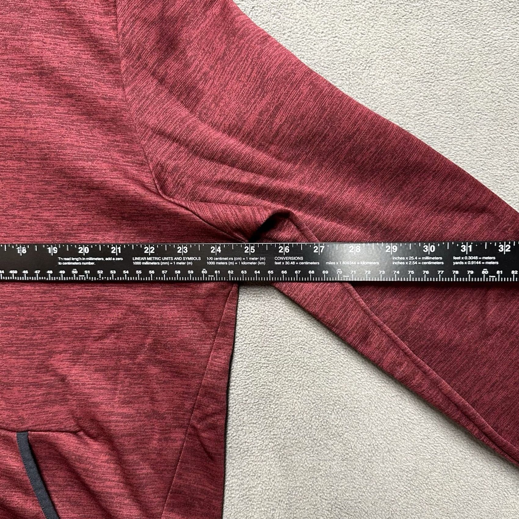 Under Armour Under Armour Fleece Twist Hoodie Mens Large Red Sweatshirt EUC Size US L / EU 52-54 / 3 - 6 Thumbnail
