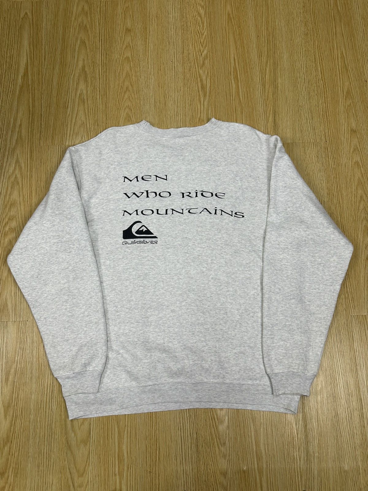 Quiksilver Vintage Quiksilver Men Who Ride Mountains Crewneck Z229 Size US XL / EU 56 / 4 - 5 Thumbnail
