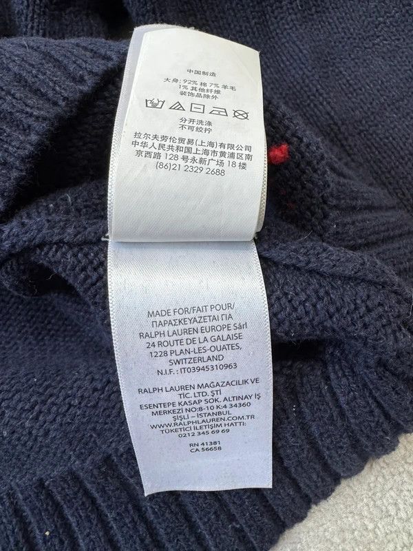 Polo Ralph Lauren Polo Ralph Lauren Ski Teddy Bear Pullover Sweater size 5 115 Size XXS / US 00 / IT 34 - 12 Thumbnail