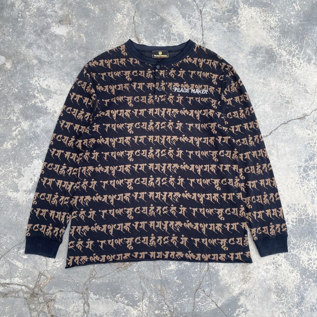 PEACE MAKER JAPAN Sanskrit All Over Print