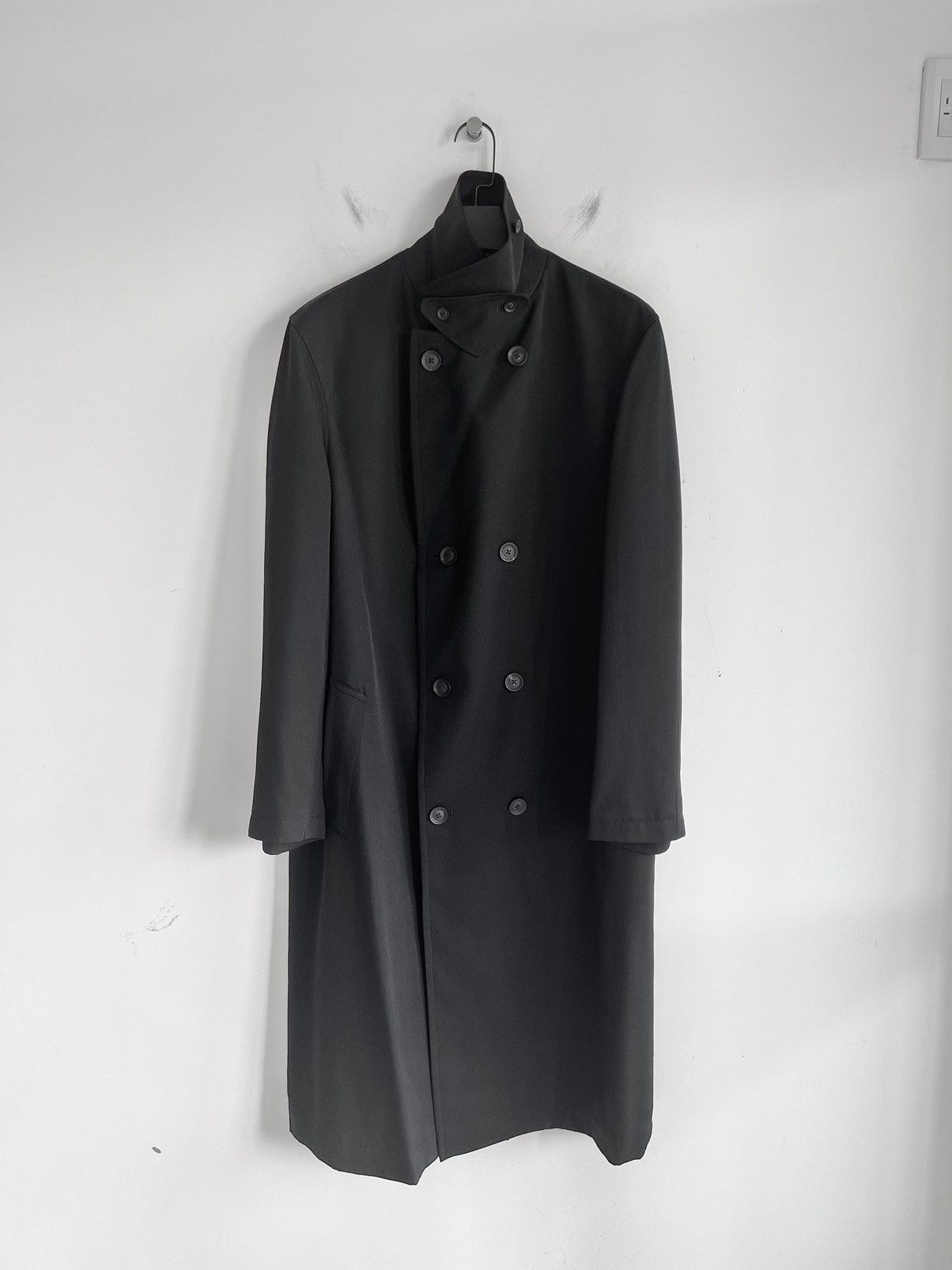 Yohji Yamamoto Yohji Yamamoto REGULATION - 8B DOUBLE BREASTED COAT Size US L / EU 52-54 / 3 - 13 Thumbnail