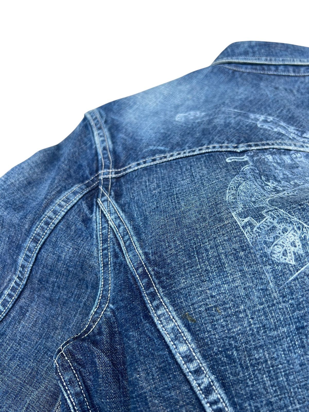 roarguns Roar Guns Japan Thick Denim Western Shirt Size US M / EU 48-50 / 2 - 7 Thumbnail