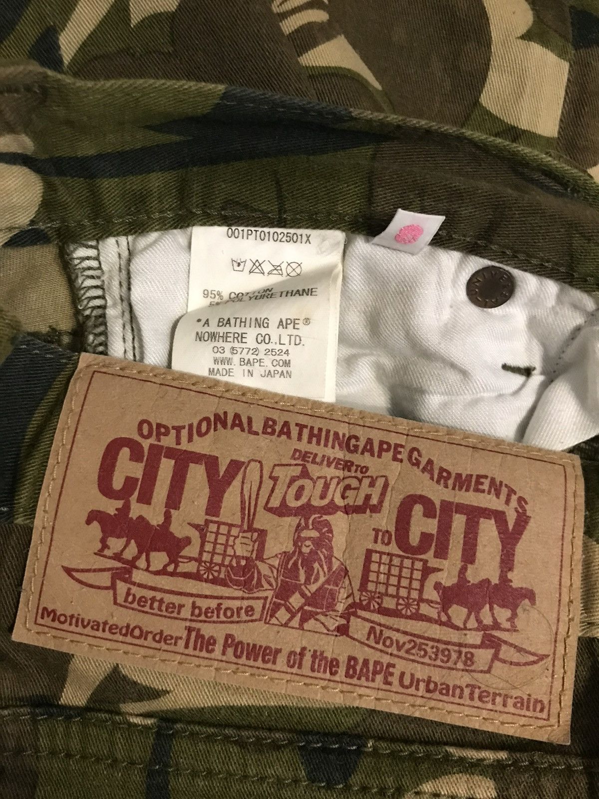Bape bape camo pants Size 26" / US 2 / IT 38 - 9 Thumbnail