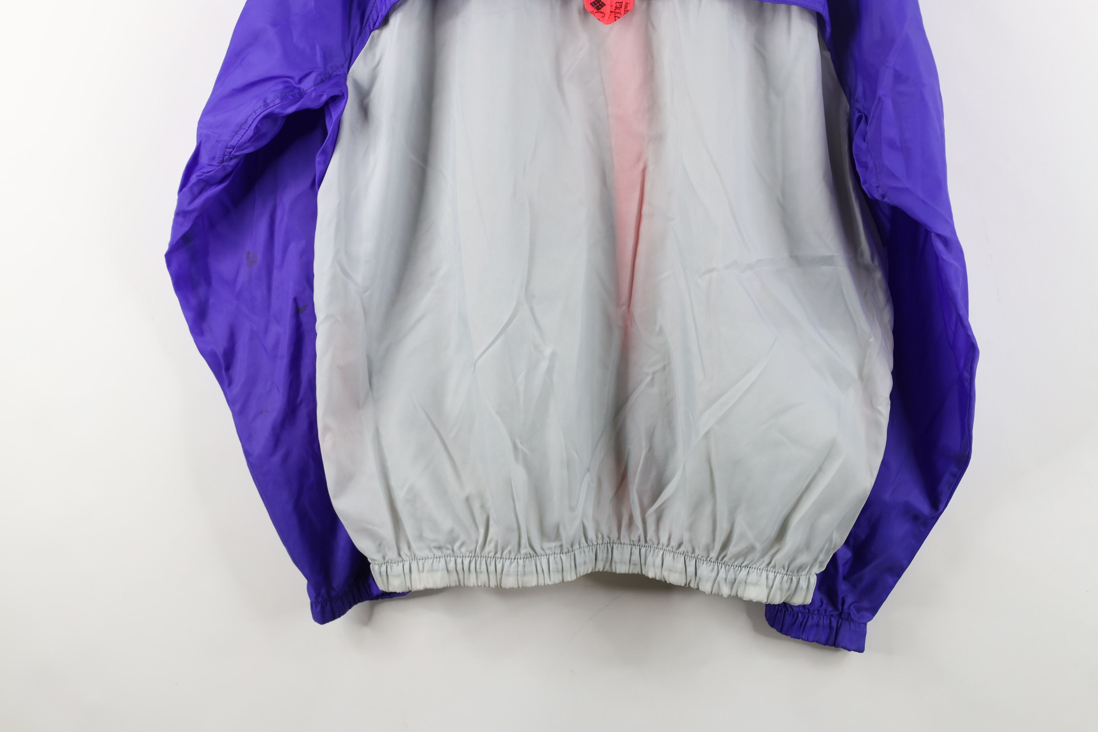 Columbia Vintage 80s 90s Columbia Block Hooded Windbreaker Jacket Size US M / EU 48-50 / 2 - 17 Thumbnail