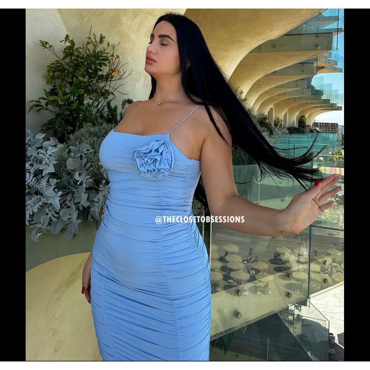 Zara ZARA BLOGGER FAVE!!! Fitted Midi Dress NWT Size L / US 10 / IT 46 - 7 Thumbnail