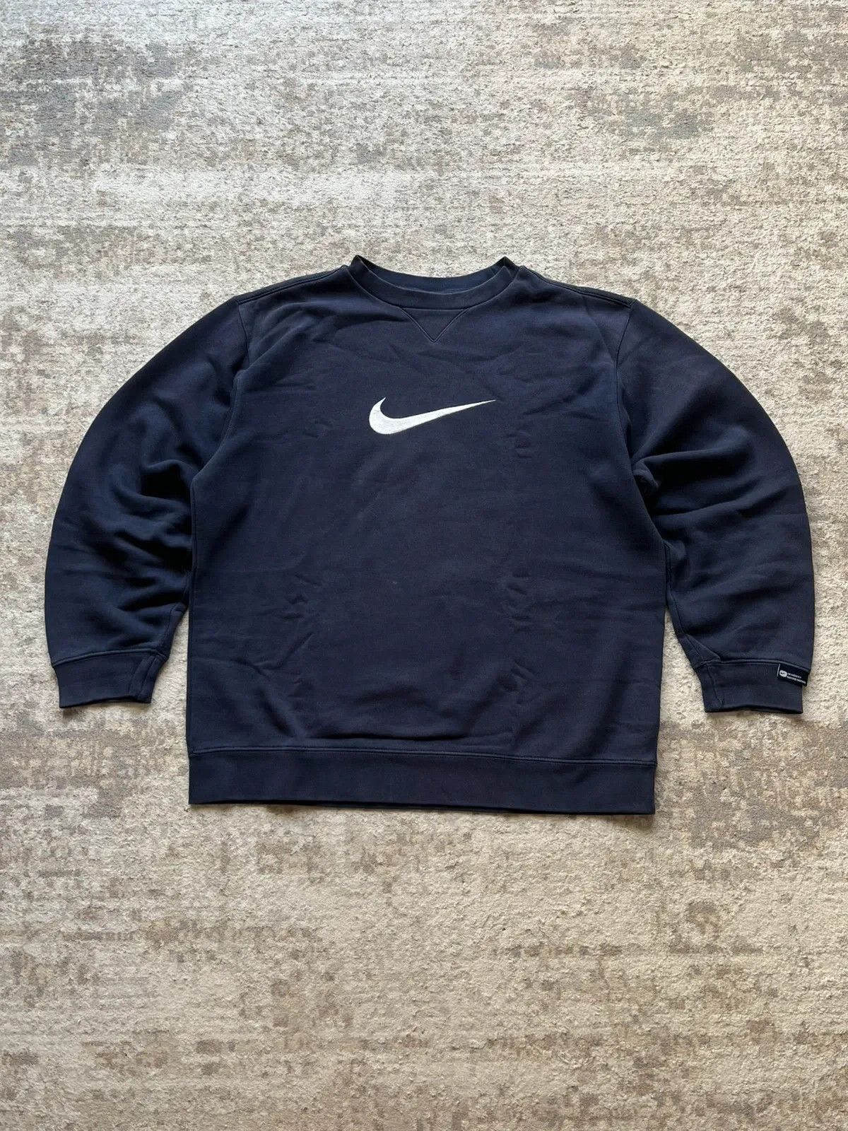 Nike Nike Sz L = S Sweatshirt Crewneck 2005 Big Swoosh Size S / US 4 / IT 40 - 1 Thumbnail