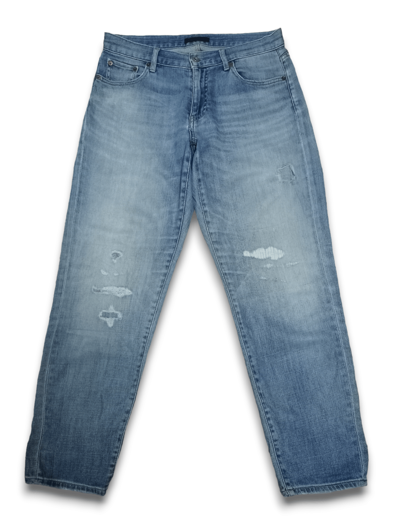 image of Need Gone Vintage Japanese Uniqlo Distressed Jeans in Blue, Men's (Size 30)