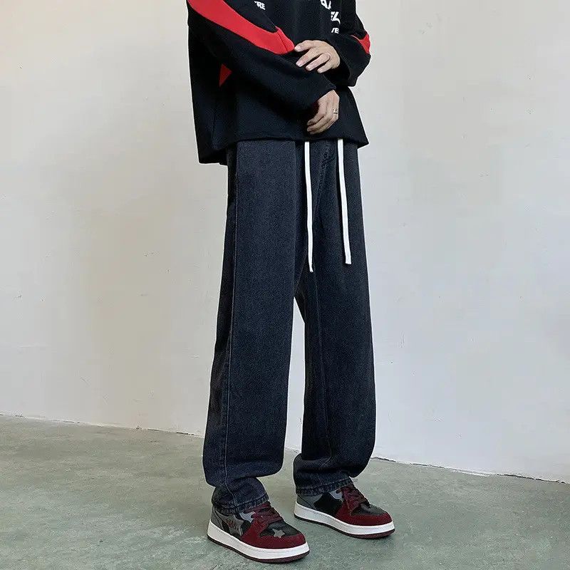Japanese Brand × Jean Retro loose straight leg wide leg jeans Size US 30 / EU 46 - 1 Thumbnail