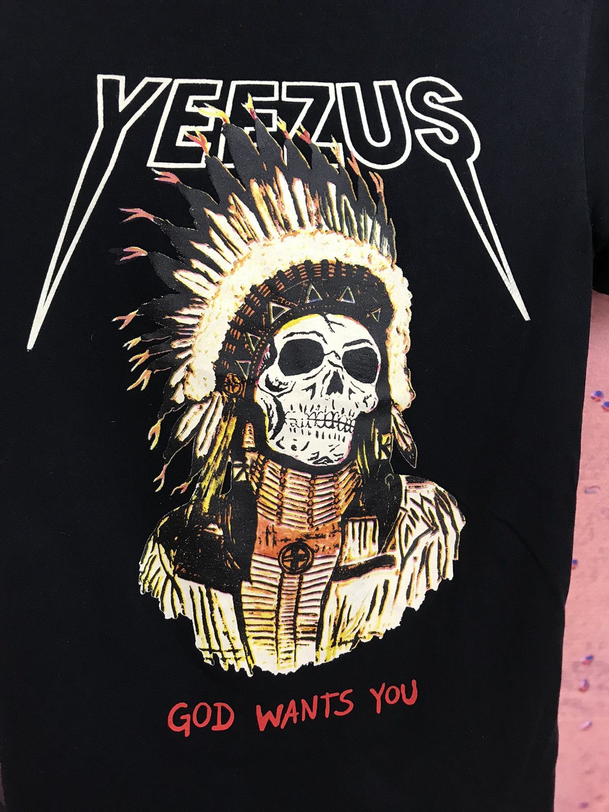 Band Tees Kanye West Yeezus Tour God Wants You t shirt Size US S / EU 44-46 / 1 - 2 Thumbnail