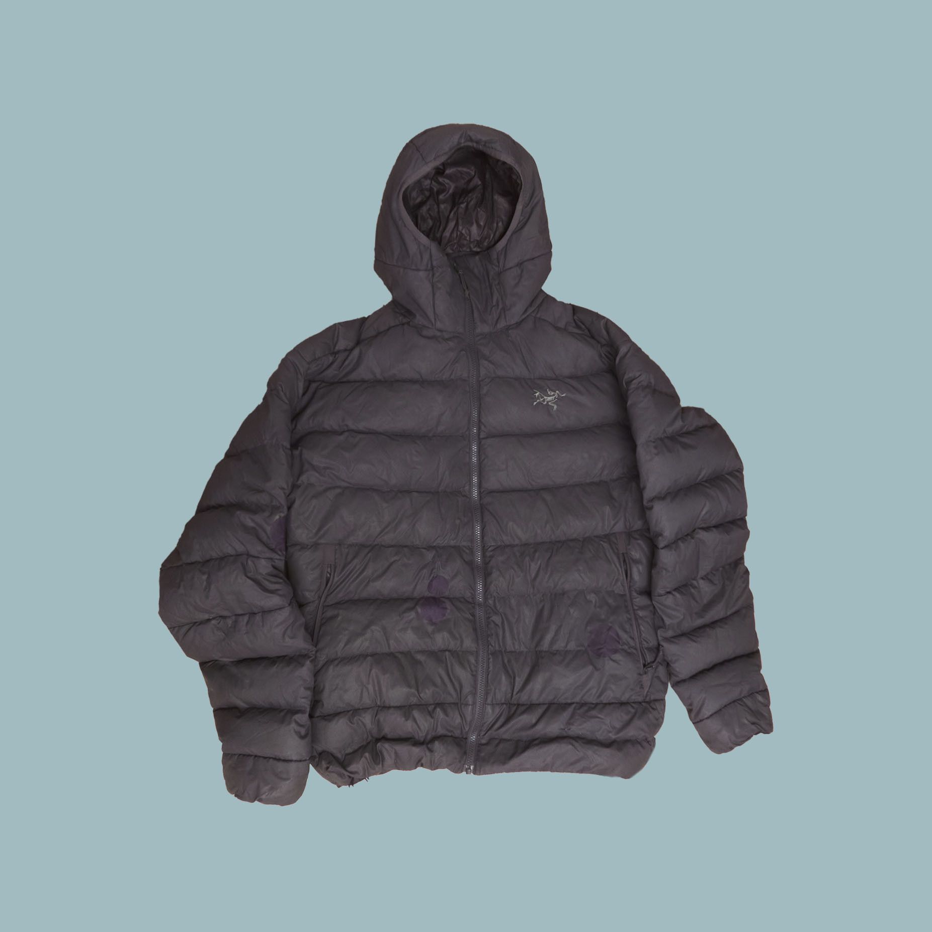 Arc'teryx ARC'TERYX THORIUM AR GRAY HOODED PUFFER DOWN JACKET Size US XL / EU 56 / 4 - 1 Thumbnail