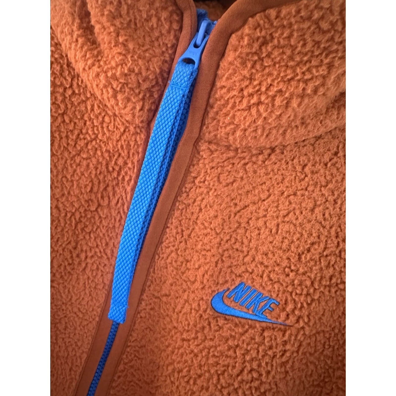 Nike Nike sherpa fleece full zip jacket mens size Small holiday 2021 EUC Size US S / EU 44-46 / 1 - 3 Thumbnail