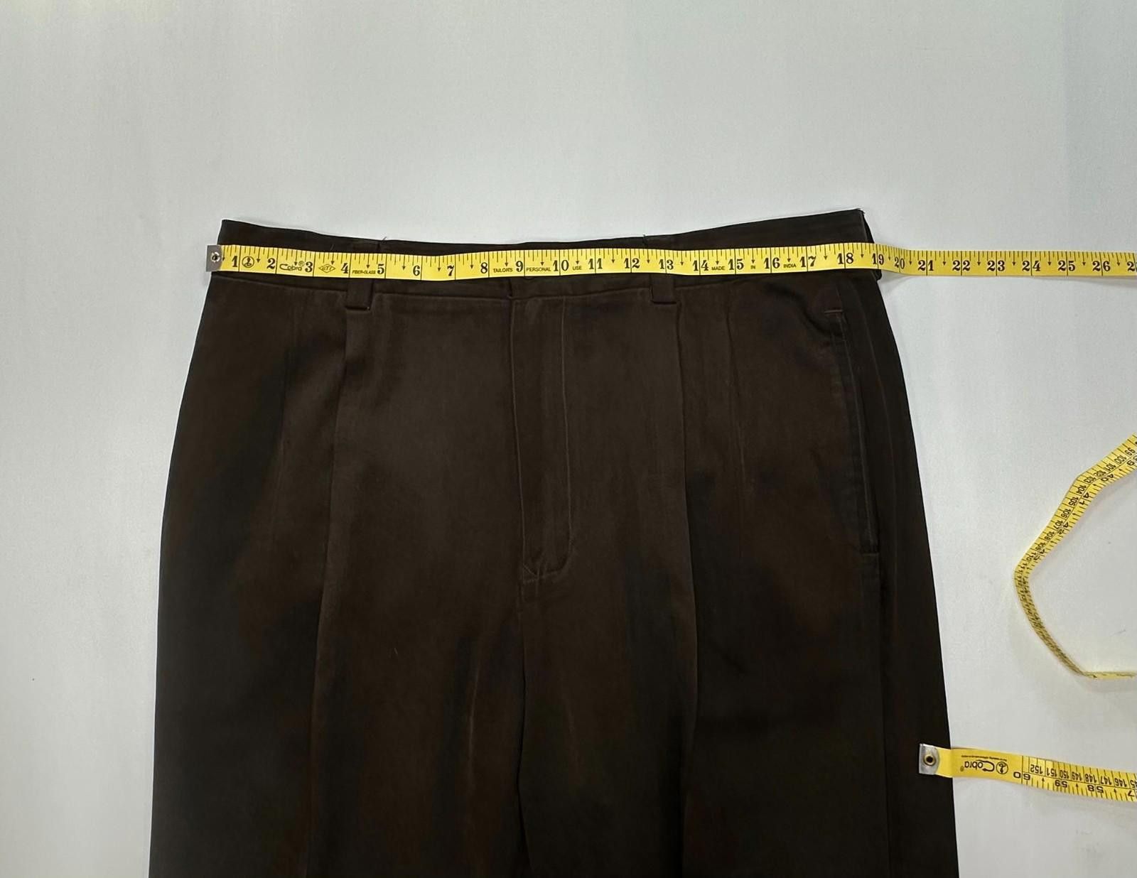 Tommy Bahama Tommy Bahama Pleated 100% Silk Chinos Brown Mens 38/34 Size US 38 / EU 54 - 3 Thumbnail