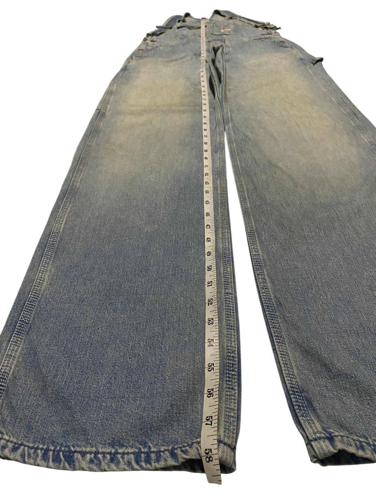 Edwin Vintage 60s Edwin One O One Rusty Wide Leg Work Wear Overall Size US 32 / EU 48 - 18 Thumbnail