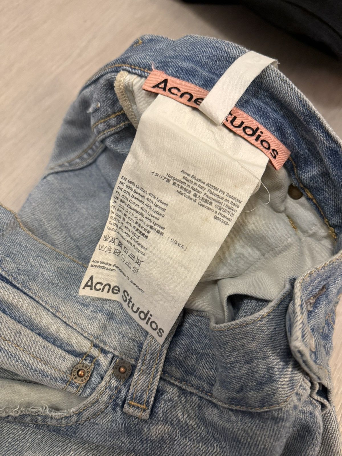 Acne Studios Acne Studios Paint Splatter Denim Size US 32 / EU 48 - 7 Thumbnail