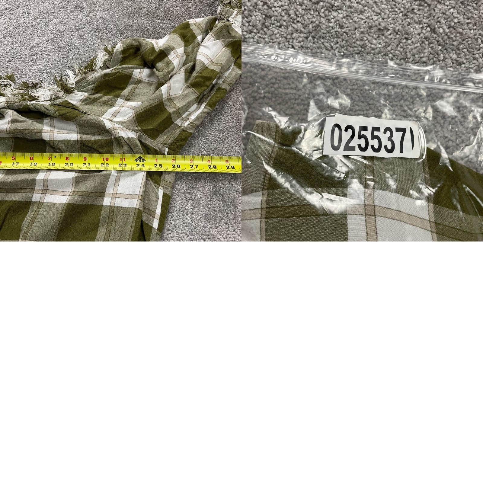 Vintage Cato Blouse Women 18/20 Plus Long Sleeve Green Check Rayon Lightweight Casual Womens Size XXL / US 16-18 / IT 52-54 - 8 Thumbnail