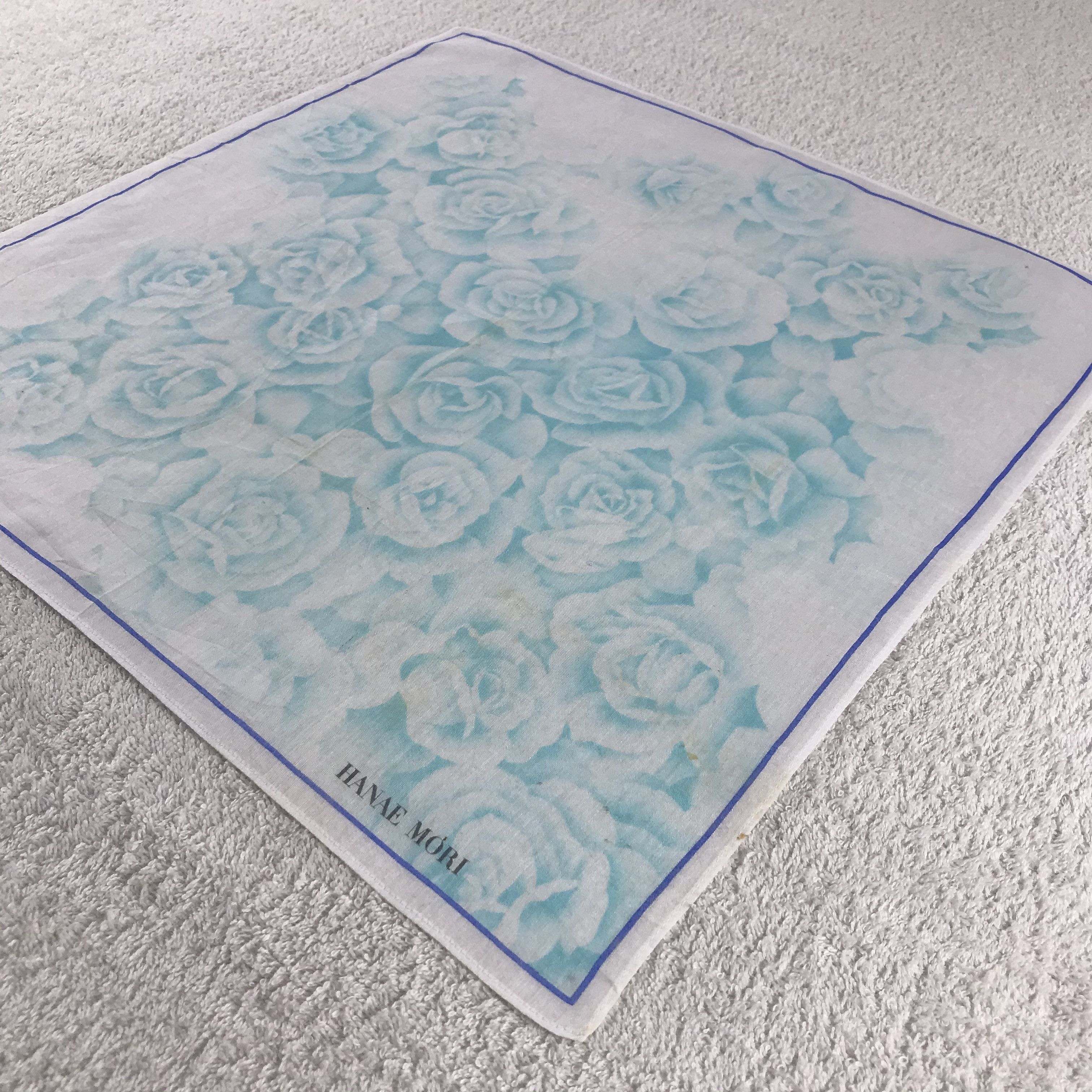 Hanae Mori × Vintage Hanae Mori Bandana / Handkerchief / Neckerchief - S144 Size ONE SIZE - 2 Thumbnail