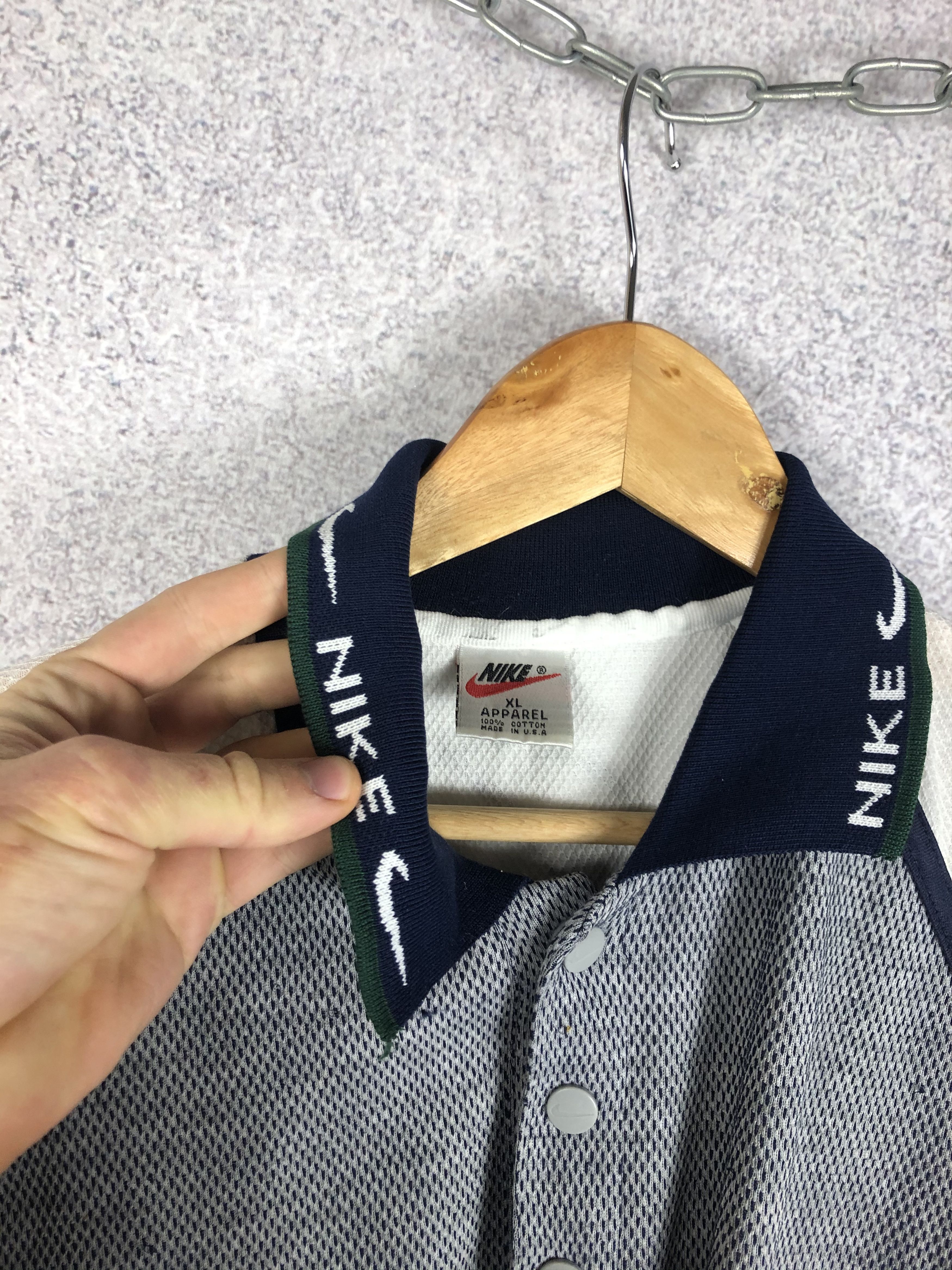 Nike Vintage Nike Small Swoosh Y2K Polo Shirt Size US XL / EU 56 / 4 - 4 Thumbnail