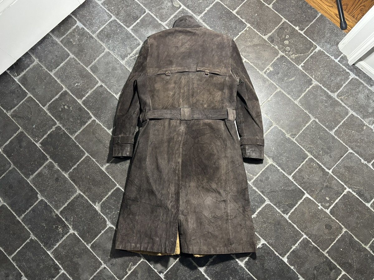 Pierre Cardin 1970s Pierre Cardin Vintage Leather Jacket Suede Trench Coat Size US S / EU 44-46 / 1 - 17 Thumbnail