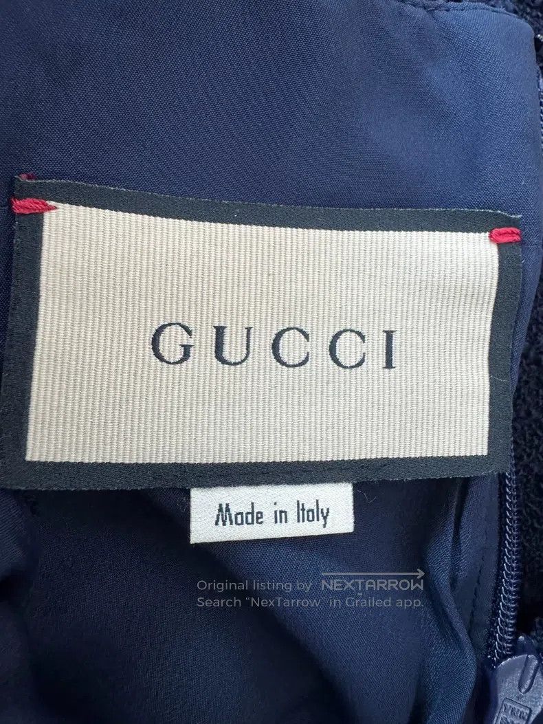 Gucci Gucci Dark blue pocket metal chain dress Size XS / US 0-2 / IT 36-38 - 3 Thumbnail