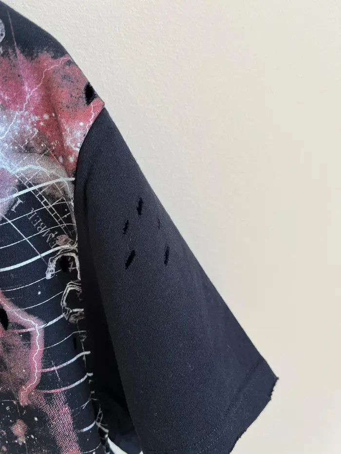 Balmain o1rshd1 Galaxy Logo Tee in Black / Multi Size US M / EU 48-50 / 2 - 14 Thumbnail