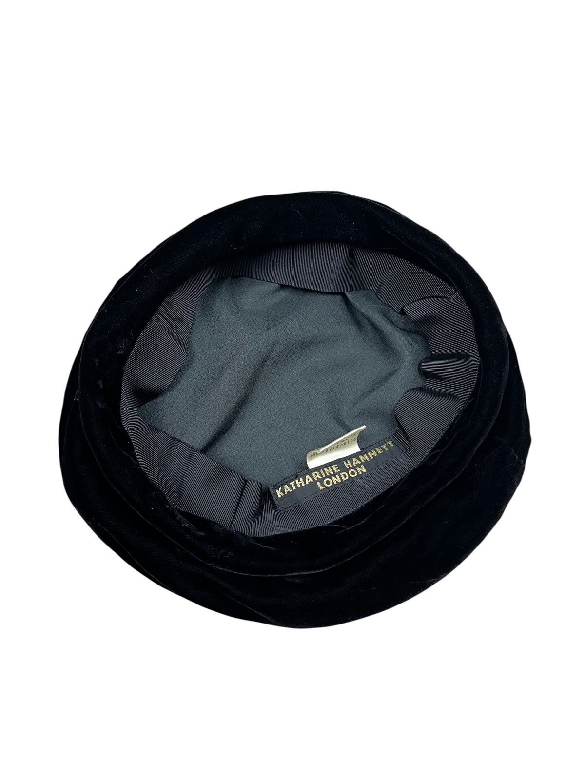 Katharine Hamnett London × Vintage 1990 Katharine Hamnett London Velvet Rayon Beret Size ONE SIZE - 6 Thumbnail