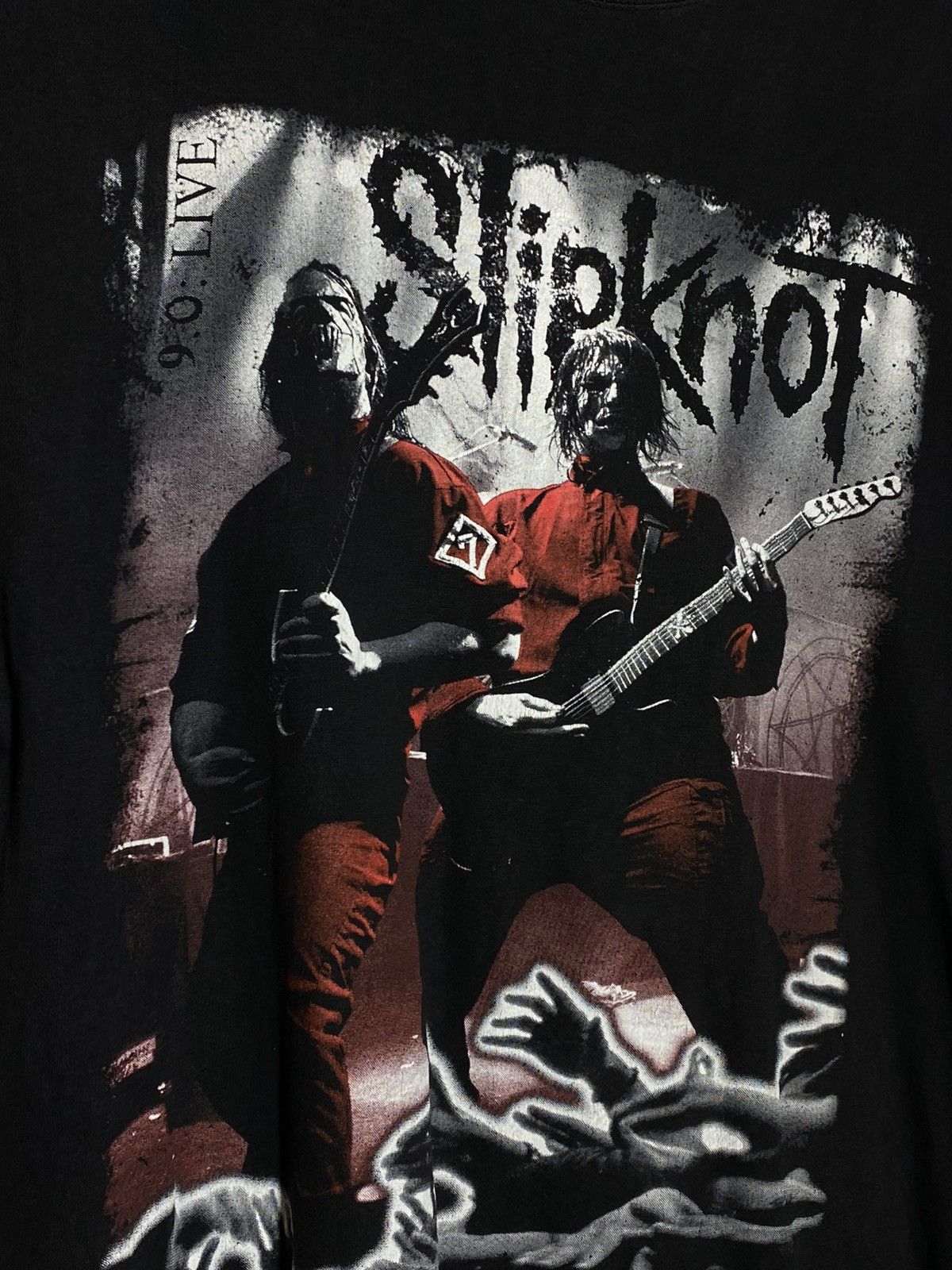Slipknot Slipknot 9.0 Live Vintage Rare Print T-shirt Rock Band Tee Size US L / EU 52-54 / 3 - 6 Thumbnail
