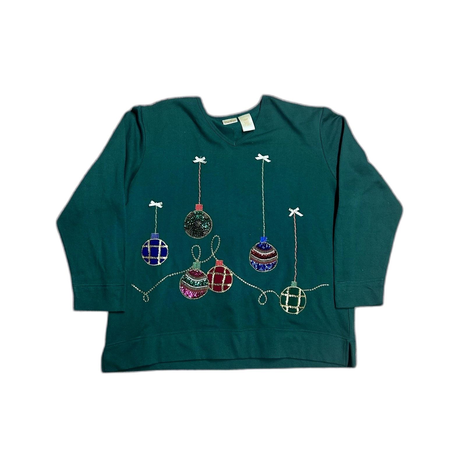 Bobbies Vintage Women Grandma Sweater Bobbie Brooks Holiday Jingle B Size US XXL / EU 58 / 5 - 1 Thumbnail
