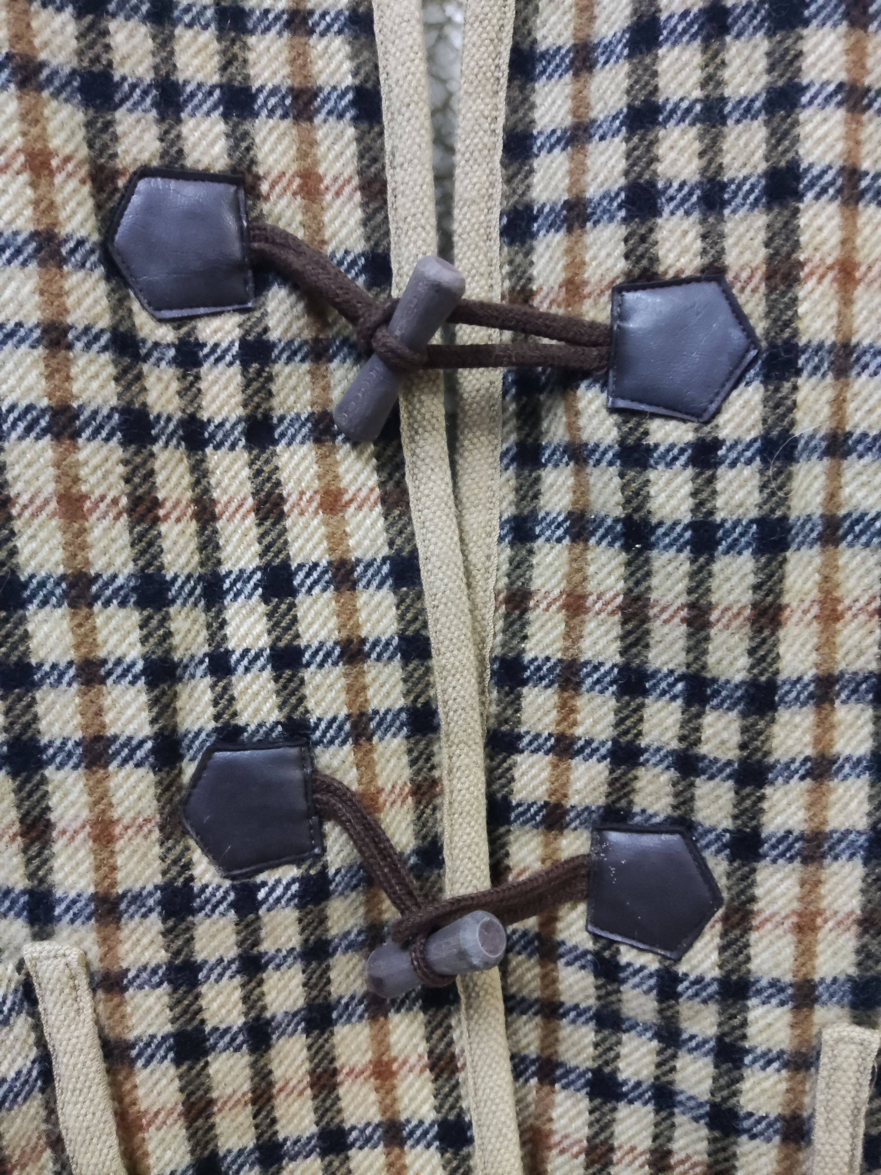 DAKS Vintage Daks Brown Check Sherpa Vest Size US M / EU 48-50 / 2 - 4 Thumbnail