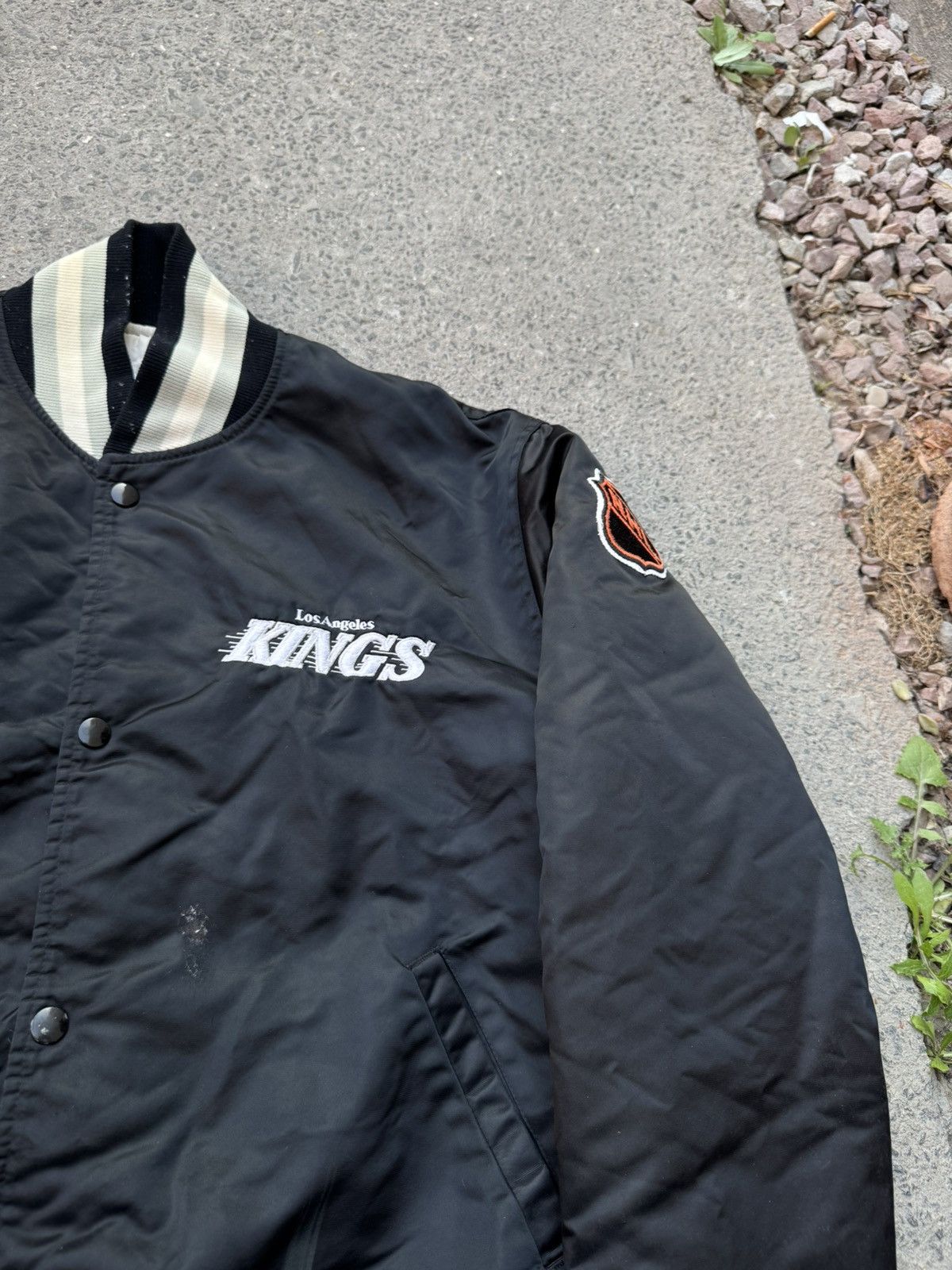 Starter × Vintage Vintage Starter Bomber Satin Jacket Los Ángeles Kingz Size US L / EU 52-54 / 3 - 4 Thumbnail