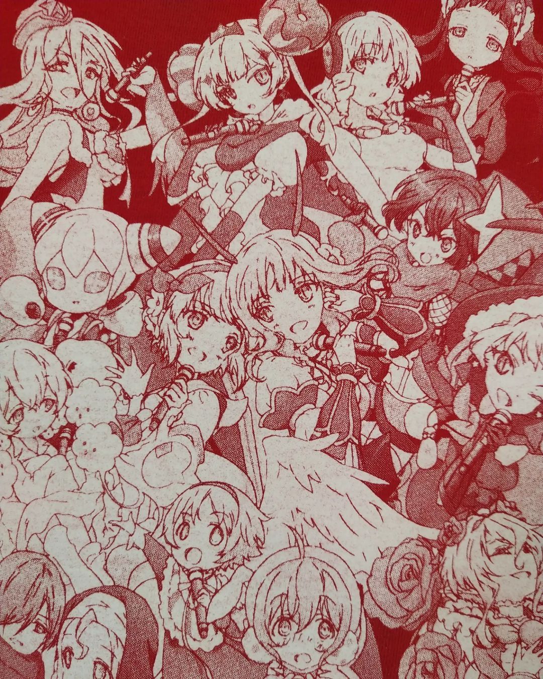 Anime × Japanese Brand Musica Magica Magical Girl Raising Project Big Print Tees Size US L / EU 52-54 / 3 - 3 Thumbnail