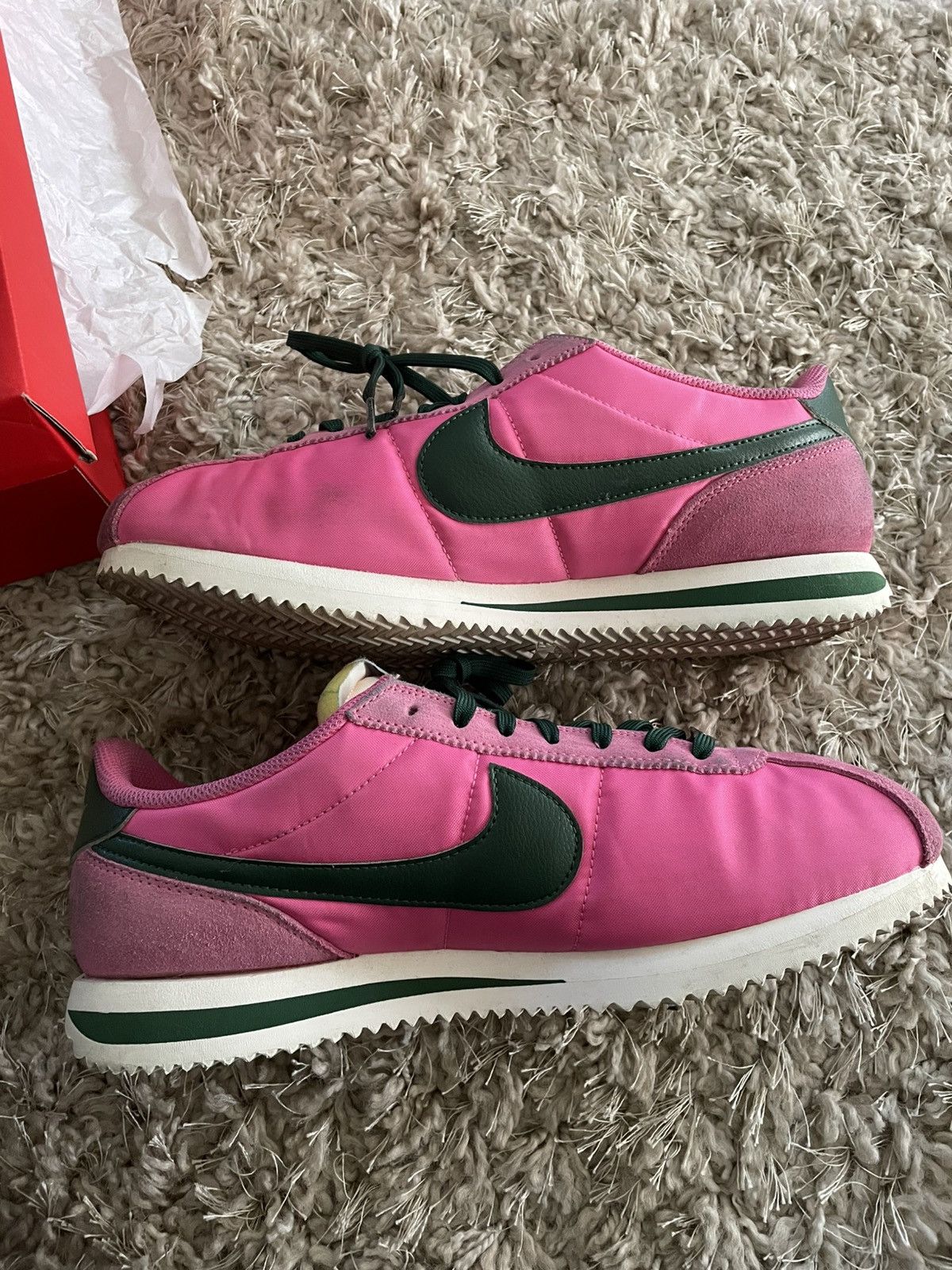 Nike Nike Wmns Cortez ‘ Pinksicle Fir’ Size US 9.5 / EU 42-43 - 3 Thumbnail