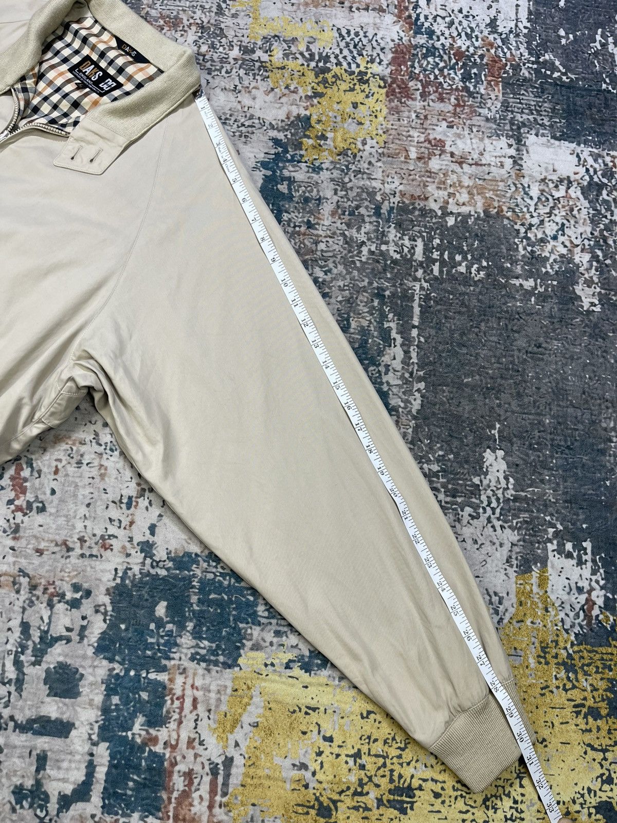 DAKS Vintage DAKS Golf Checked Lining Swing Collar Bomber Jacket Size US L / EU 52-54 / 3 - 13 Thumbnail