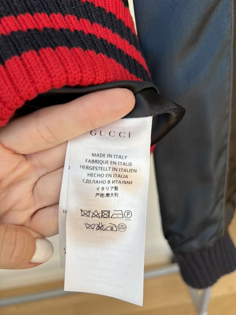 Gucci GUCCI SS16 EAGLE EMBROIDERED SATIN BOMBER JACKET Size US XL / EU 56 / 4 - 6 Thumbnail
