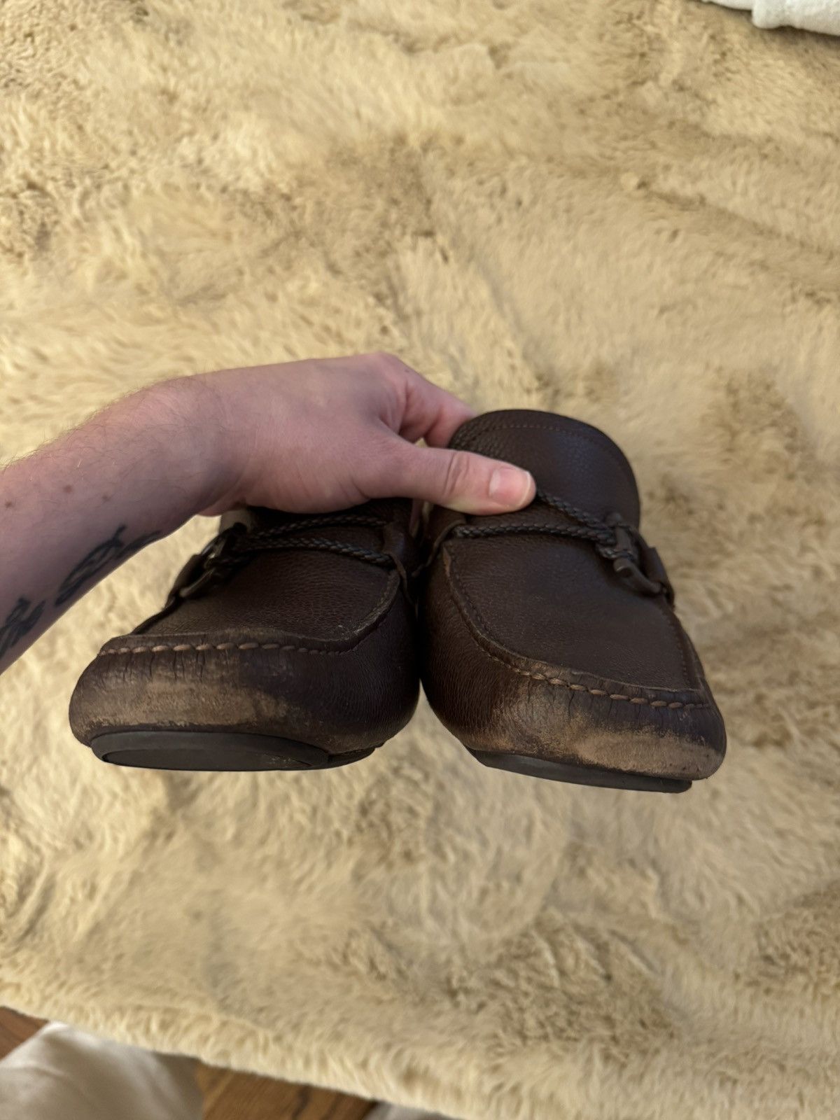 Salvatore Ferragamo Salvatore Ferragamo Brown Loafers - Good Condition Size US 8 / EU 41 - 11 Thumbnail