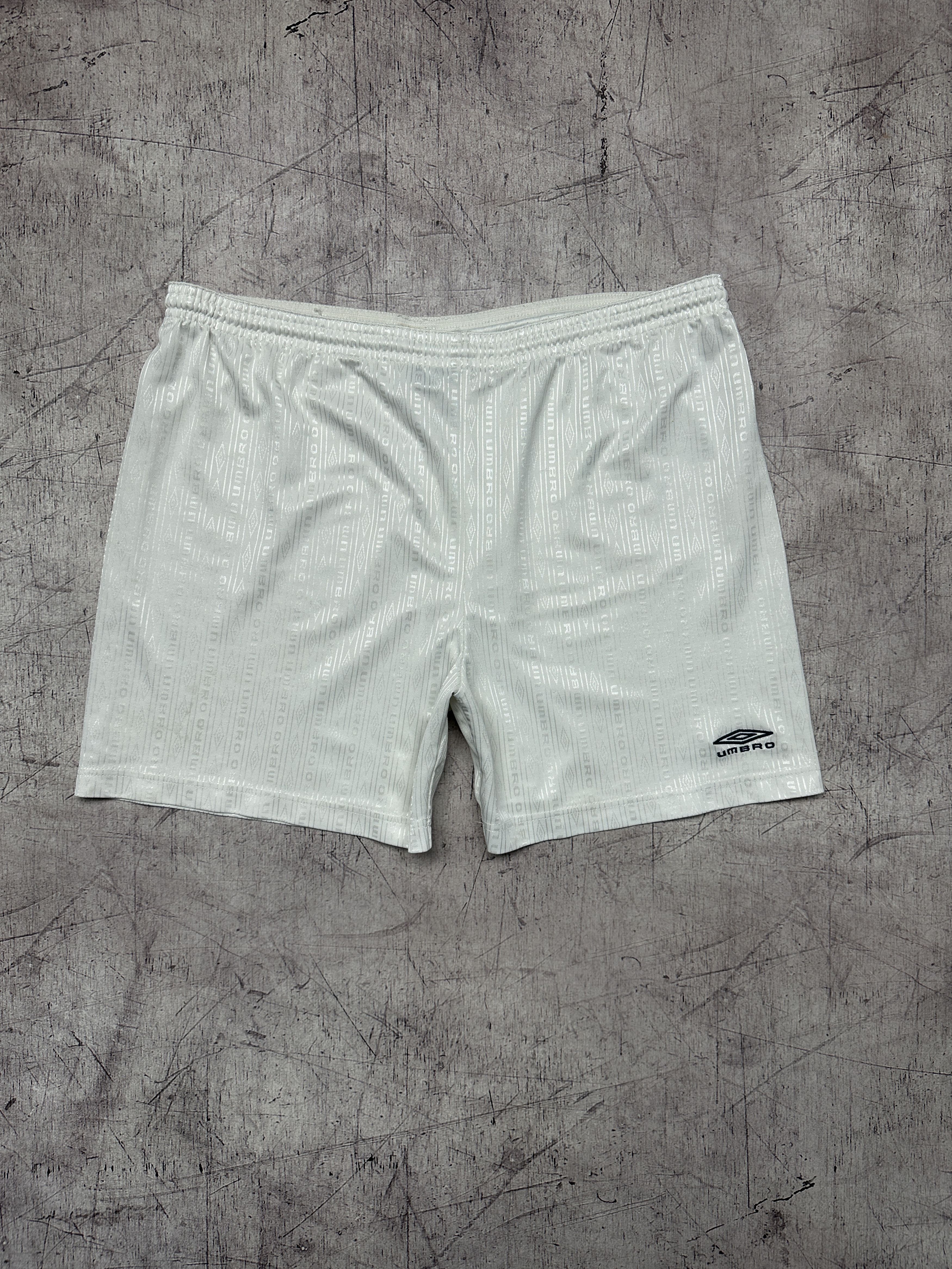 Umbro Umbro 90s Vintage Mens Monogram Shorts Size US 34 / EU 50 - 1 Thumbnail