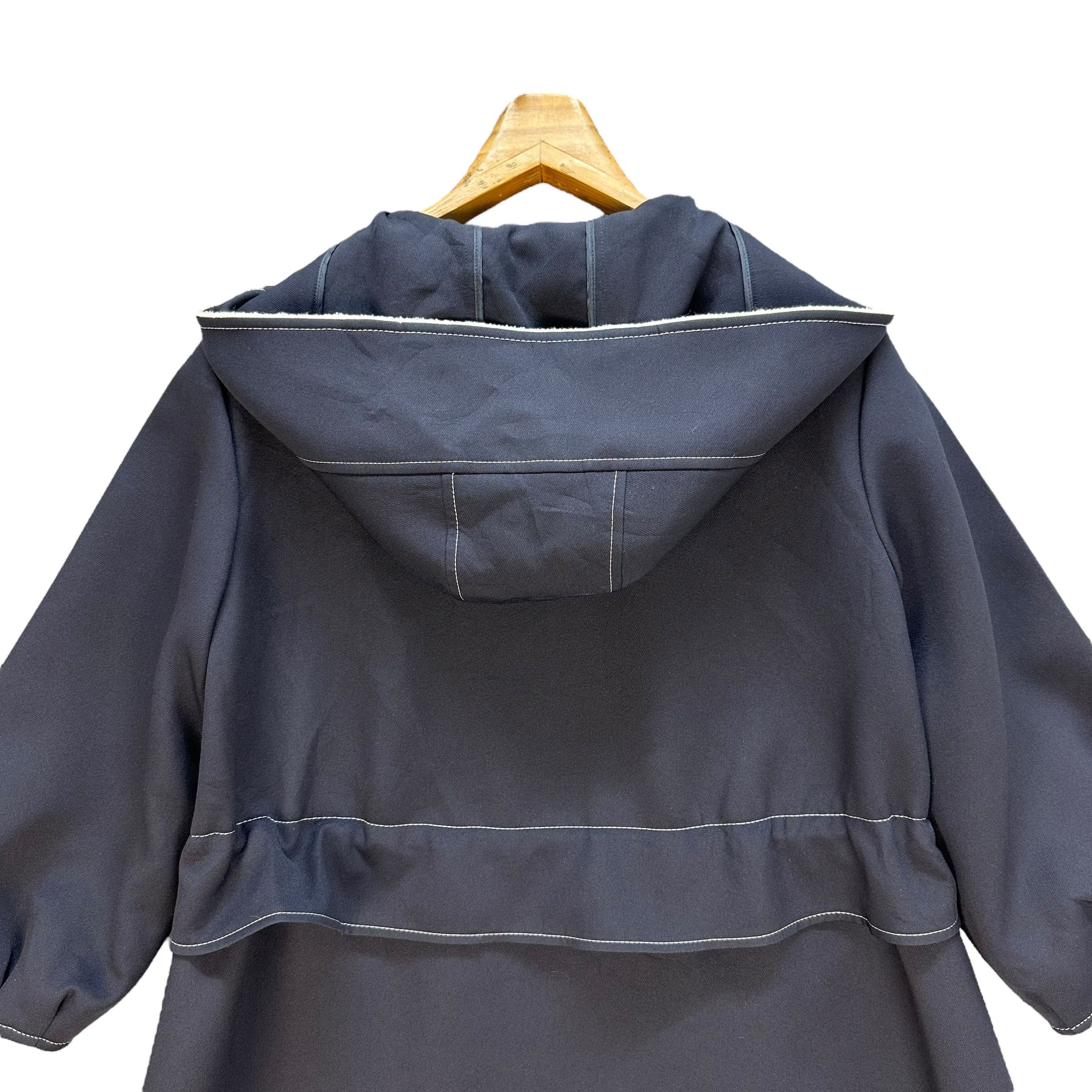 Japanese Brand RENE Japan Hooded Polyester Light Overcoat Jacket #A45-1048 Size S / US 4 / IT 40 - 13 Thumbnail