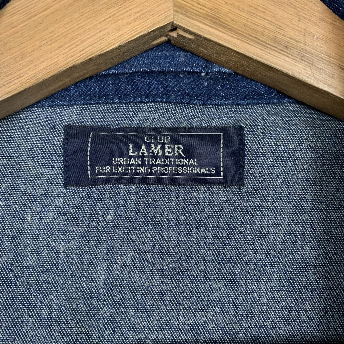 Japanese Brand Club Lamer Sashiko Indigo Denim Jacket Size US L / EU 52-54 / 3 - 15 Thumbnail