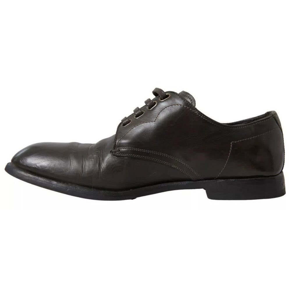 Dolce & Gabbana Dolce & Gabbana Green Leather Mens Formal Dress Shoes Size US 6 / EU 39 - 6 Thumbnail