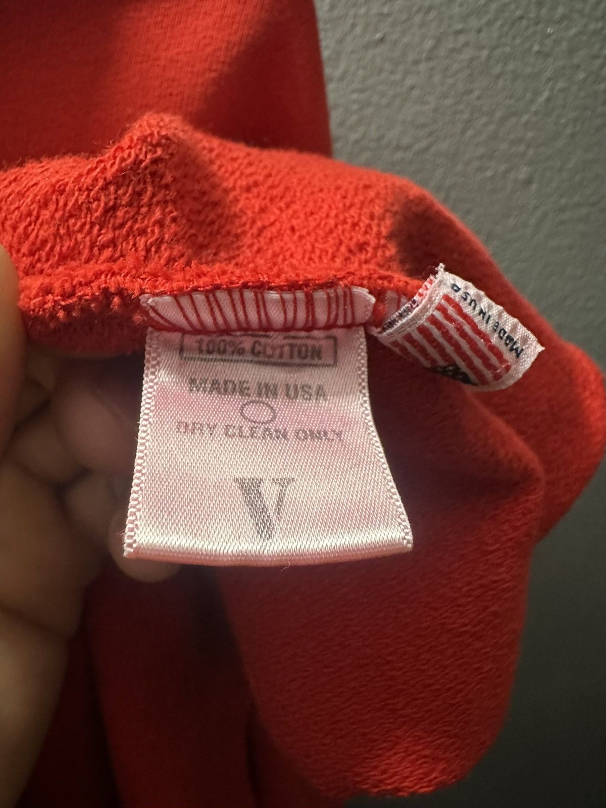 Vlone Vlone Red “Friends” Hoodie Size US L / EU 52-54 / 3 - 5 Thumbnail