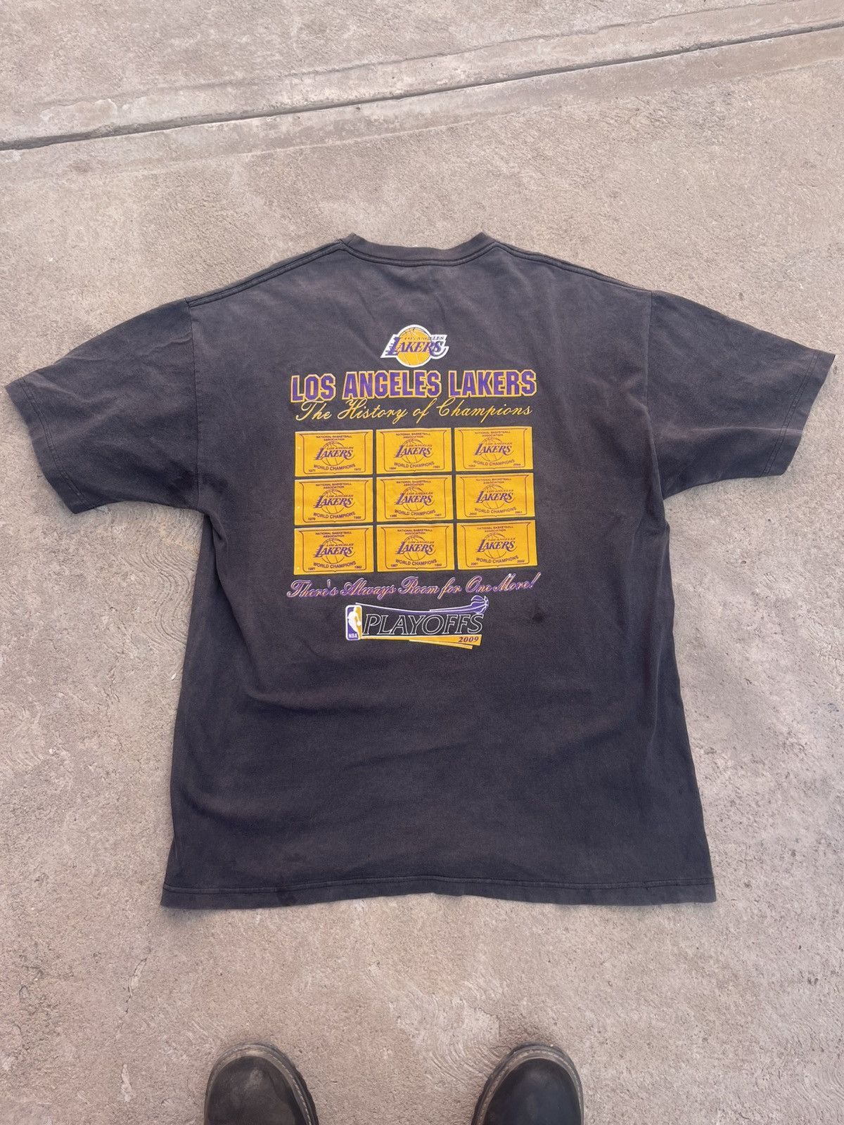 NBA La Lakers 2009 Playoff double sided Kobe Bryant Size US XL / EU 56 / 4 - 5 Thumbnail