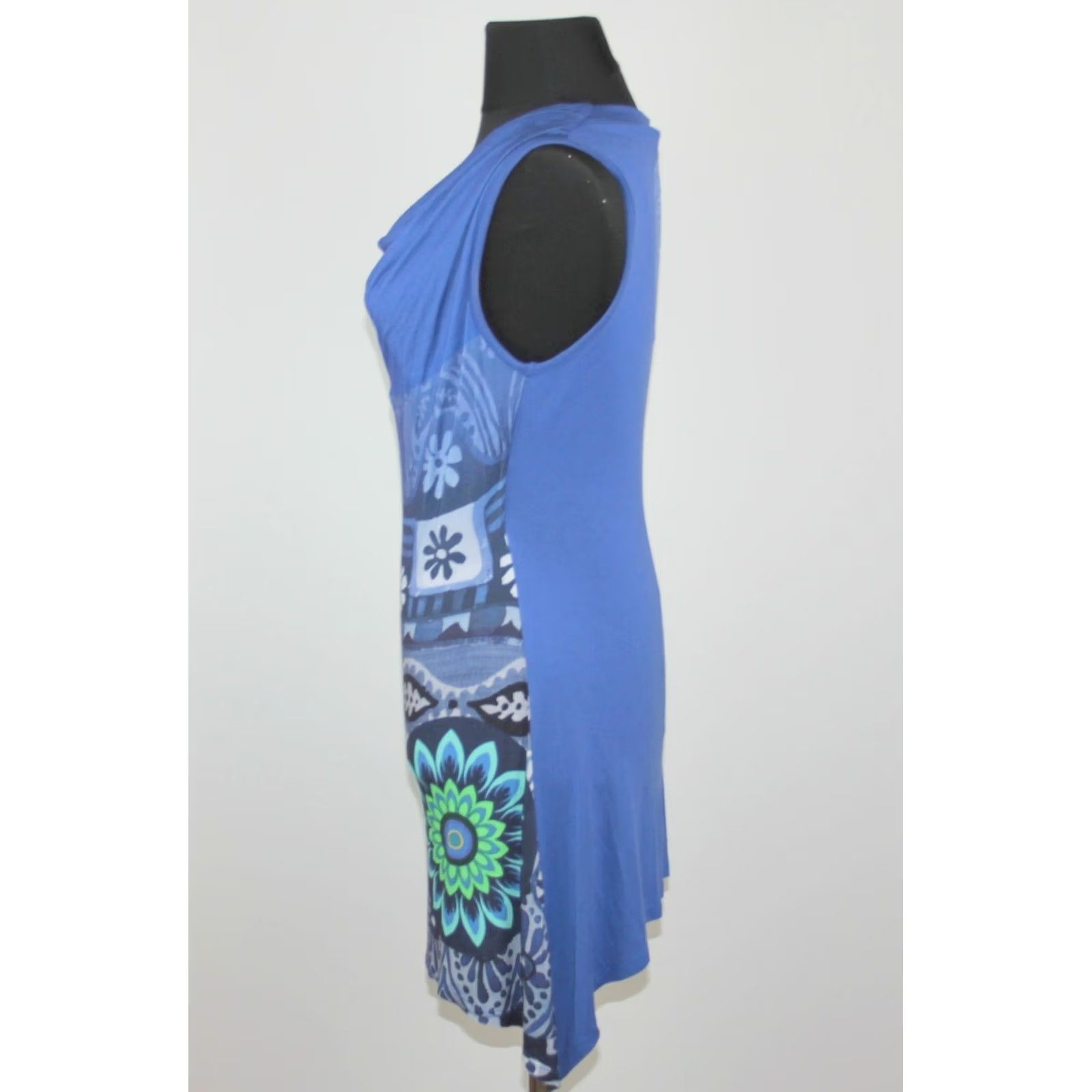 Desigual Desigual Blue womens tunic shirt S Size S / US 4 / IT 40 - 4 Thumbnail