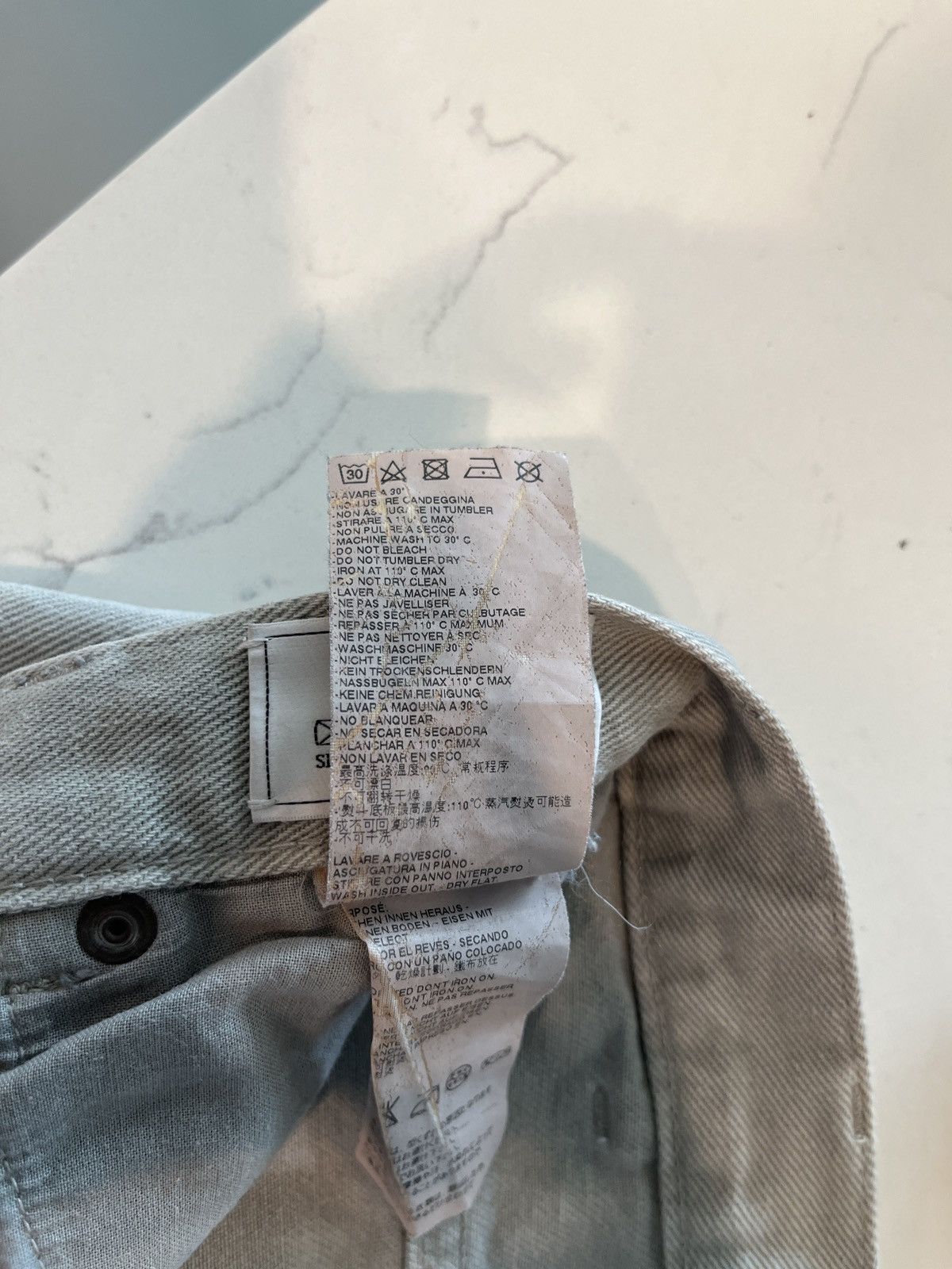 Maison Margiela Grey Mens Denim Maison Margiela Size US 38 / EU 54 - 7 Thumbnail