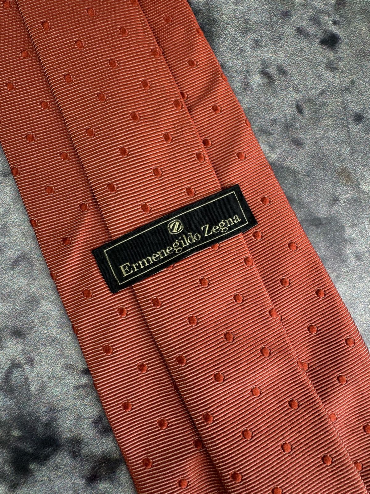 Ermenegildo Zegna Ermenegildo Zegna Red Silk Tie – Polka Dot Pattern Size ONE SIZE - 6 Thumbnail