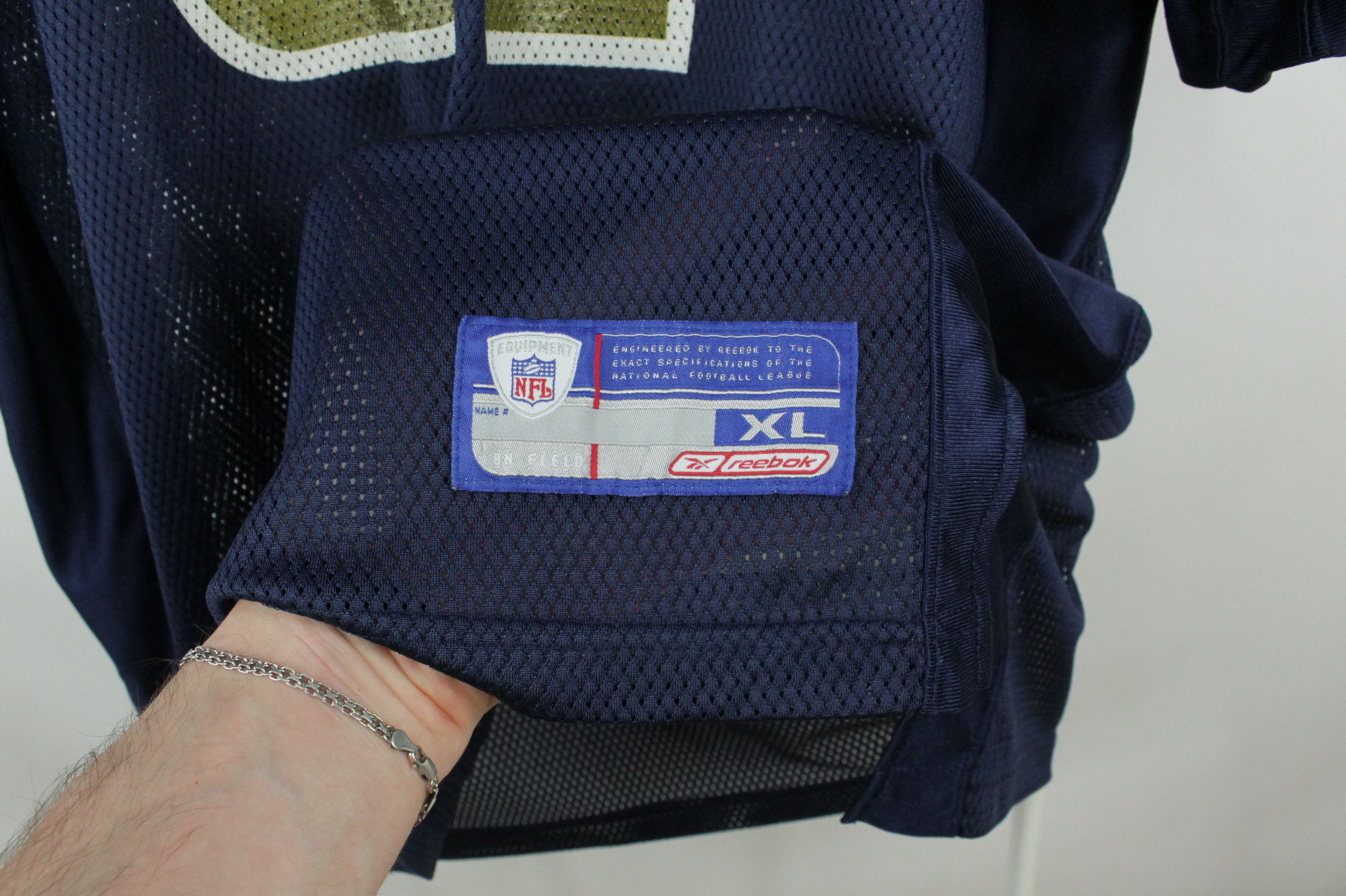 NFL × Reebok Reebok NFL St Louis Rams 91# Little Home Jersey Shirt Size US XL / EU 56 / 4 - 6 Thumbnail