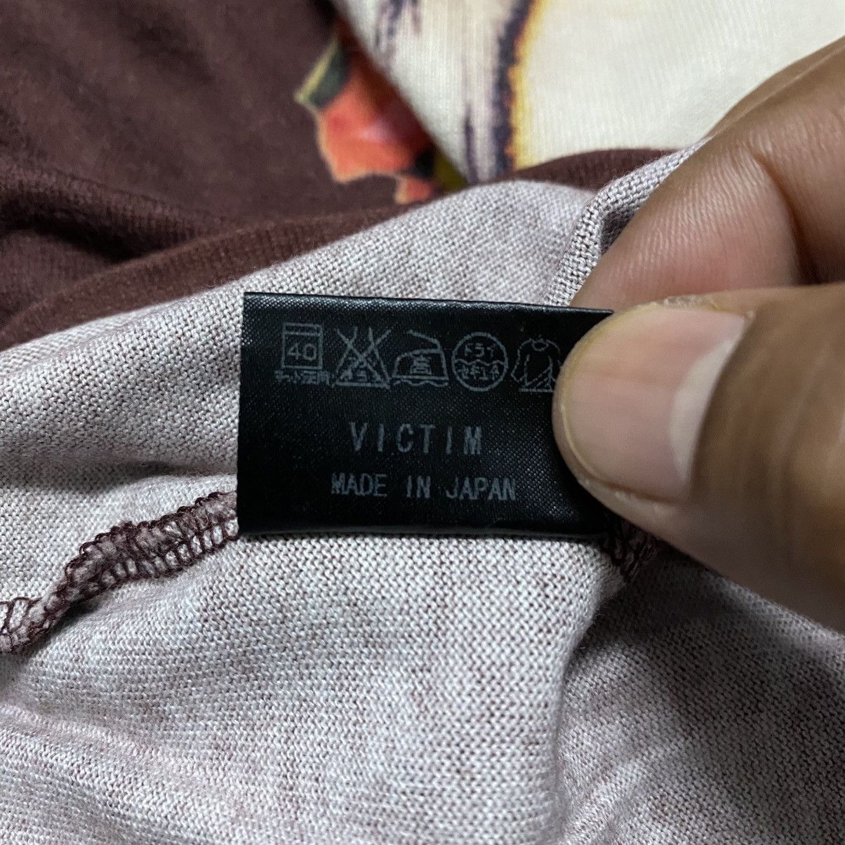 Japanese Brand Rare‼️🔥Victim Flora Face T-Shirt Size US M / EU 48-50 / 2 - 14 Thumbnail