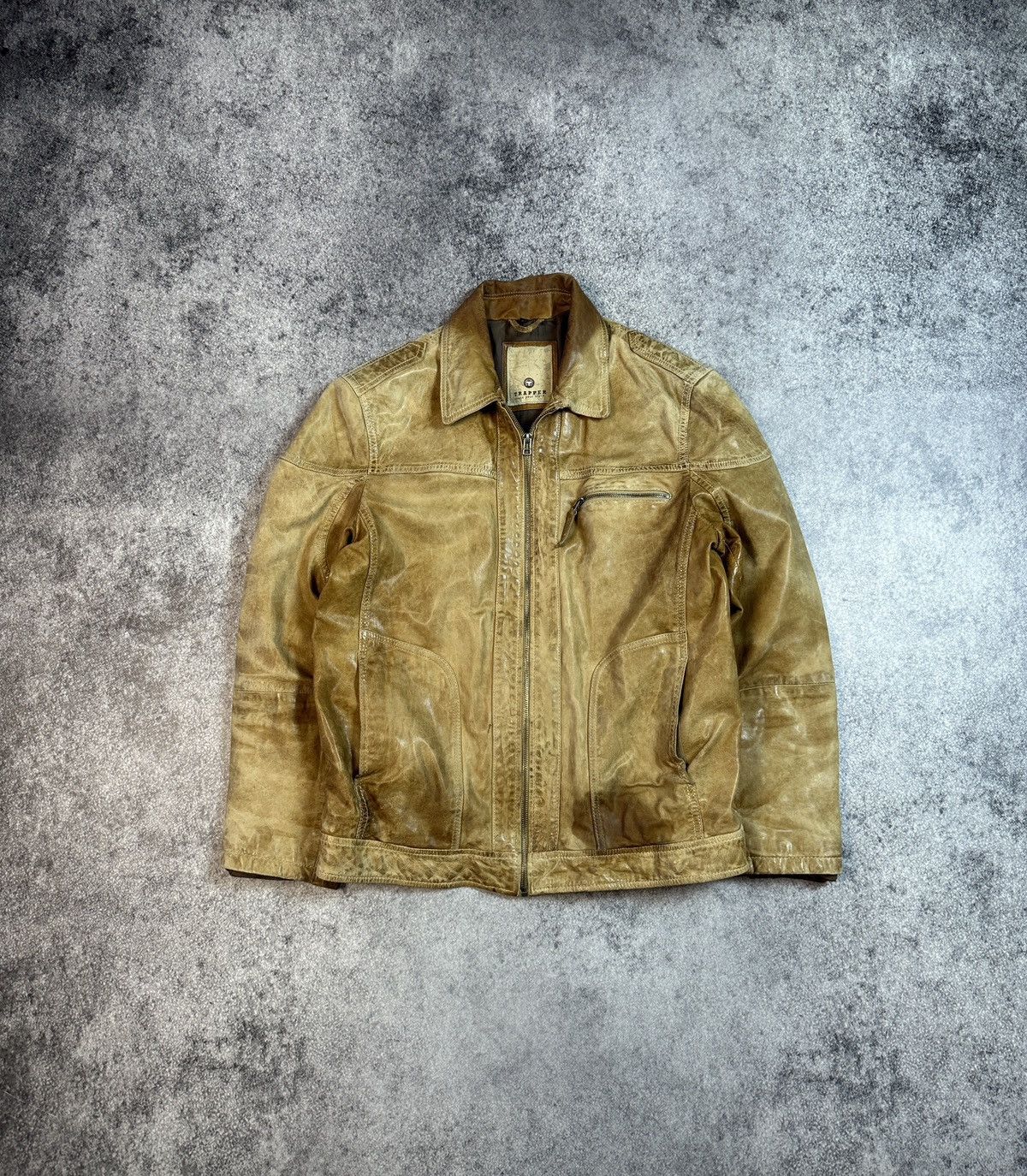 Vintage Y2K Vintage Avant Garde Leather Jacket Opium Rare 90s Casual Size US L / EU 52-54 / 3 - 1 Thumbnail