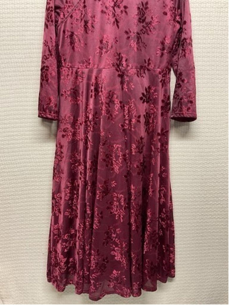Other Dajia Velvet Chinese Qipao Cheongsam Midi Dress Women Size M Size M / US 6-8 / IT 42-44 - 6 Thumbnail