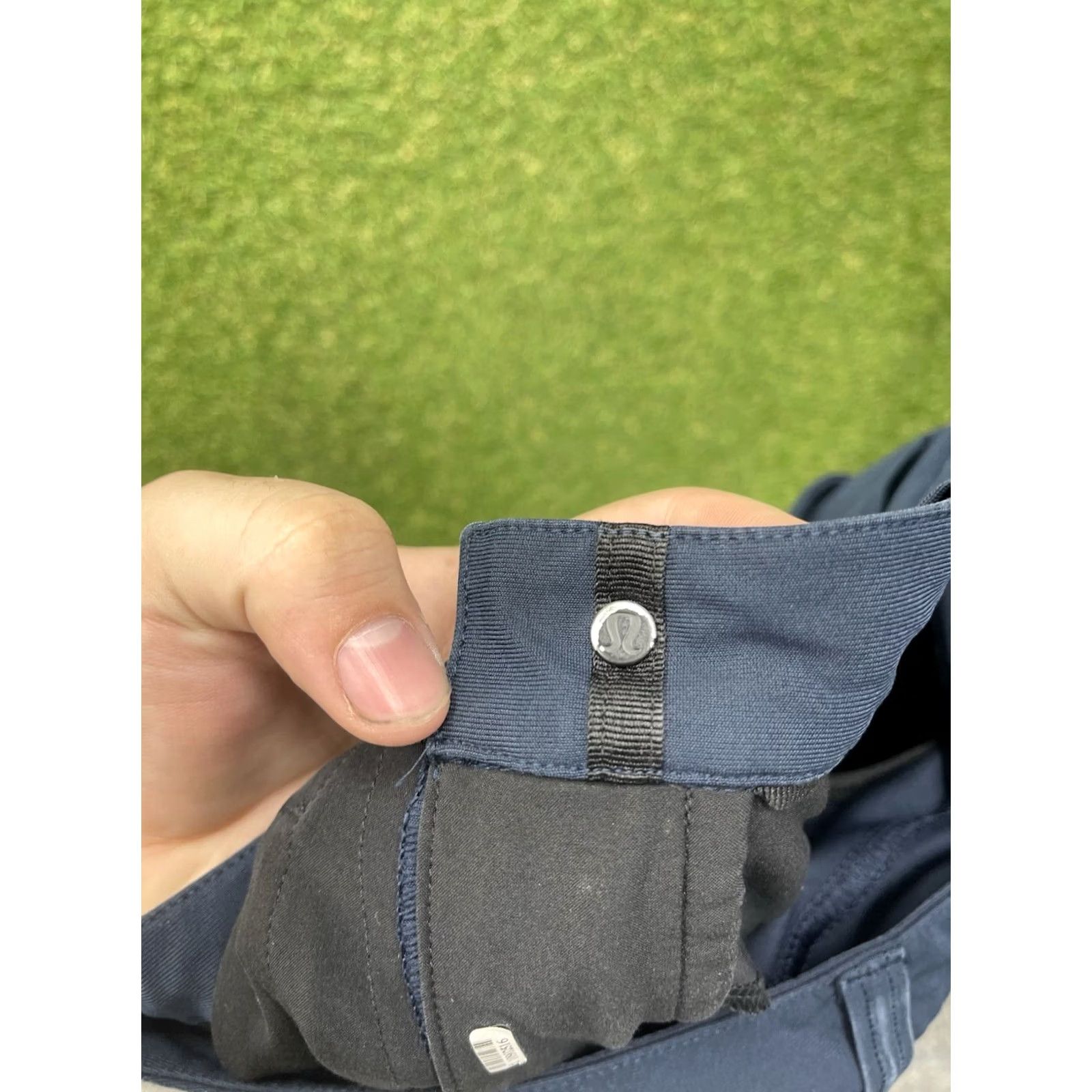 Lululemon Lululemon ABC Classic Fit Warpstreme Pants Mens 31 Blue 5-Pocket Stretch Chino Straight Inseam 30 Regular Size Type Pants Mens Size US 31 - 7 Thumbnail