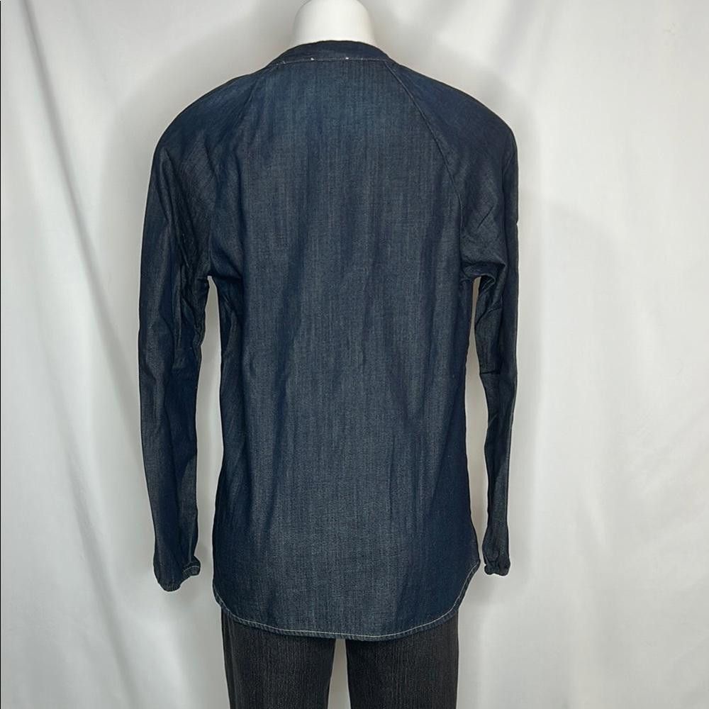 Designer AG Adriano Goldschmied Denim Long Sleeve Top, Small Size S / US 4 / IT 40 - 5 Thumbnail